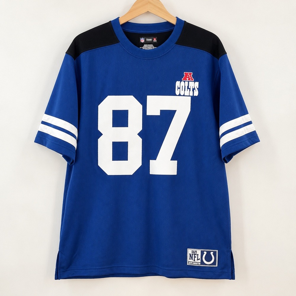 NFL Team Apparel Blockcore Colts Jersey Mens Medium Wayne 87 Gorpcore Streetwear